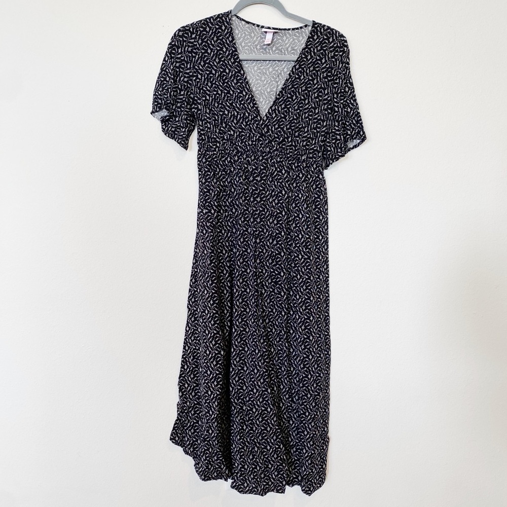 Isabel Maternity Black and White Summer Dress